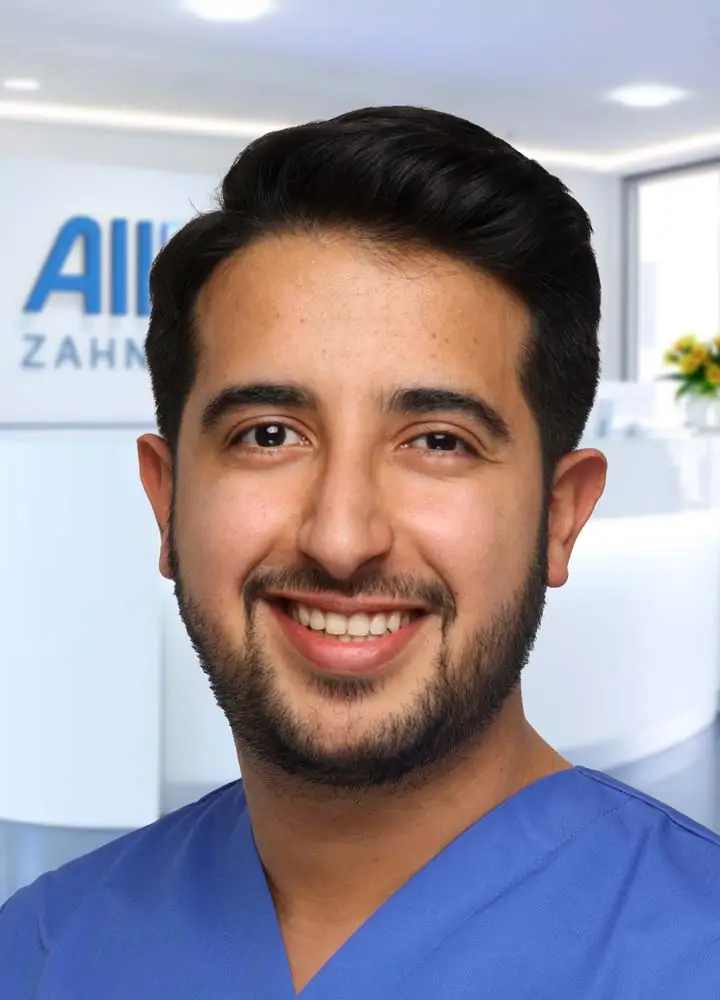 Portrait zahnmedizinische Prophylaxeassistenz Oussama Tabriki (AllDent Mannheim)