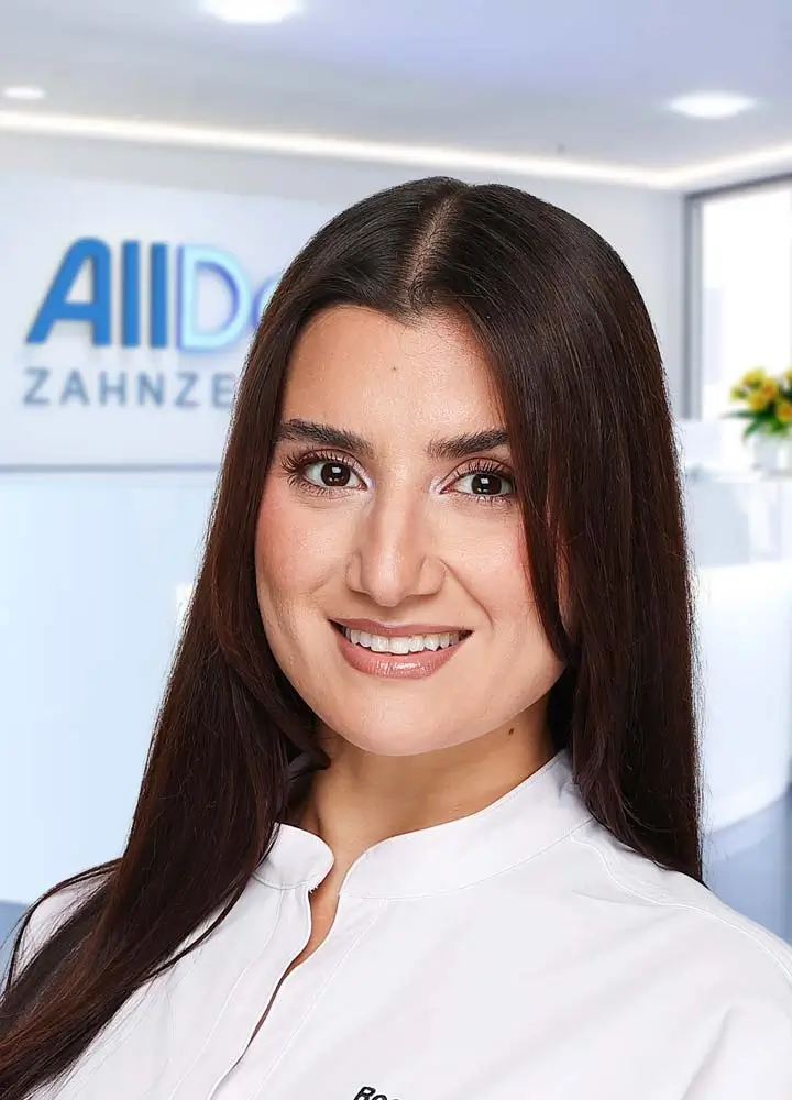 Portrait Zahn&auml;rztin Rosa Saleh (AllDent Zahnzentrum Mannheim)