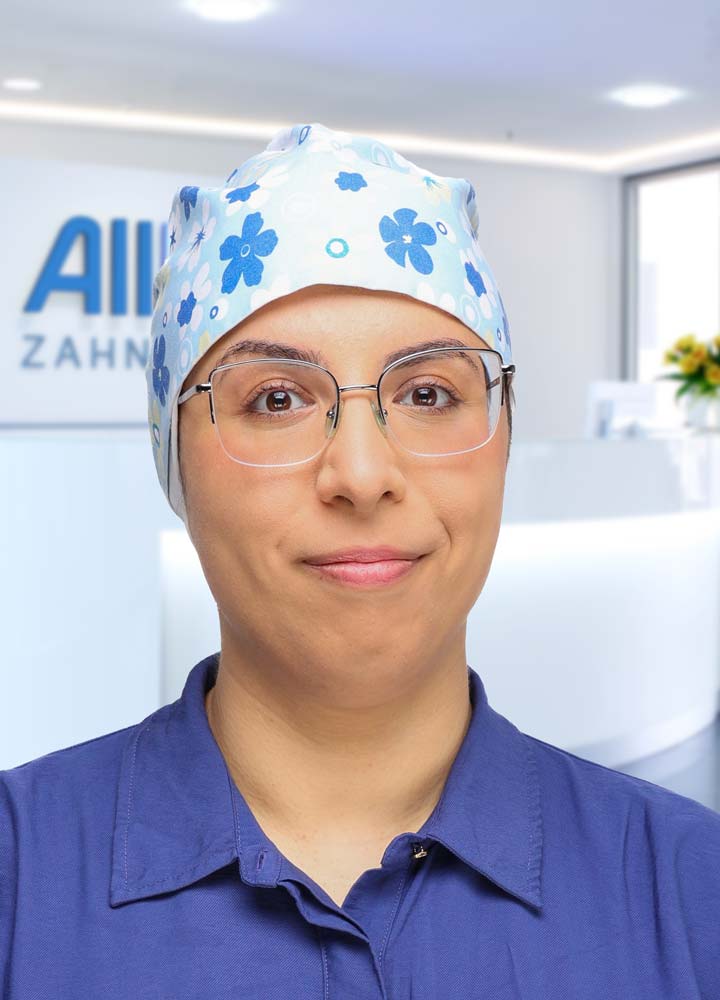 Portrait Zahnärztin L. Mengen (AllDent Mannheim)