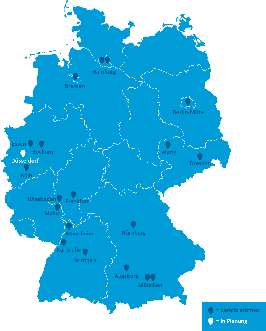 Deutschlandkarte AllDent 