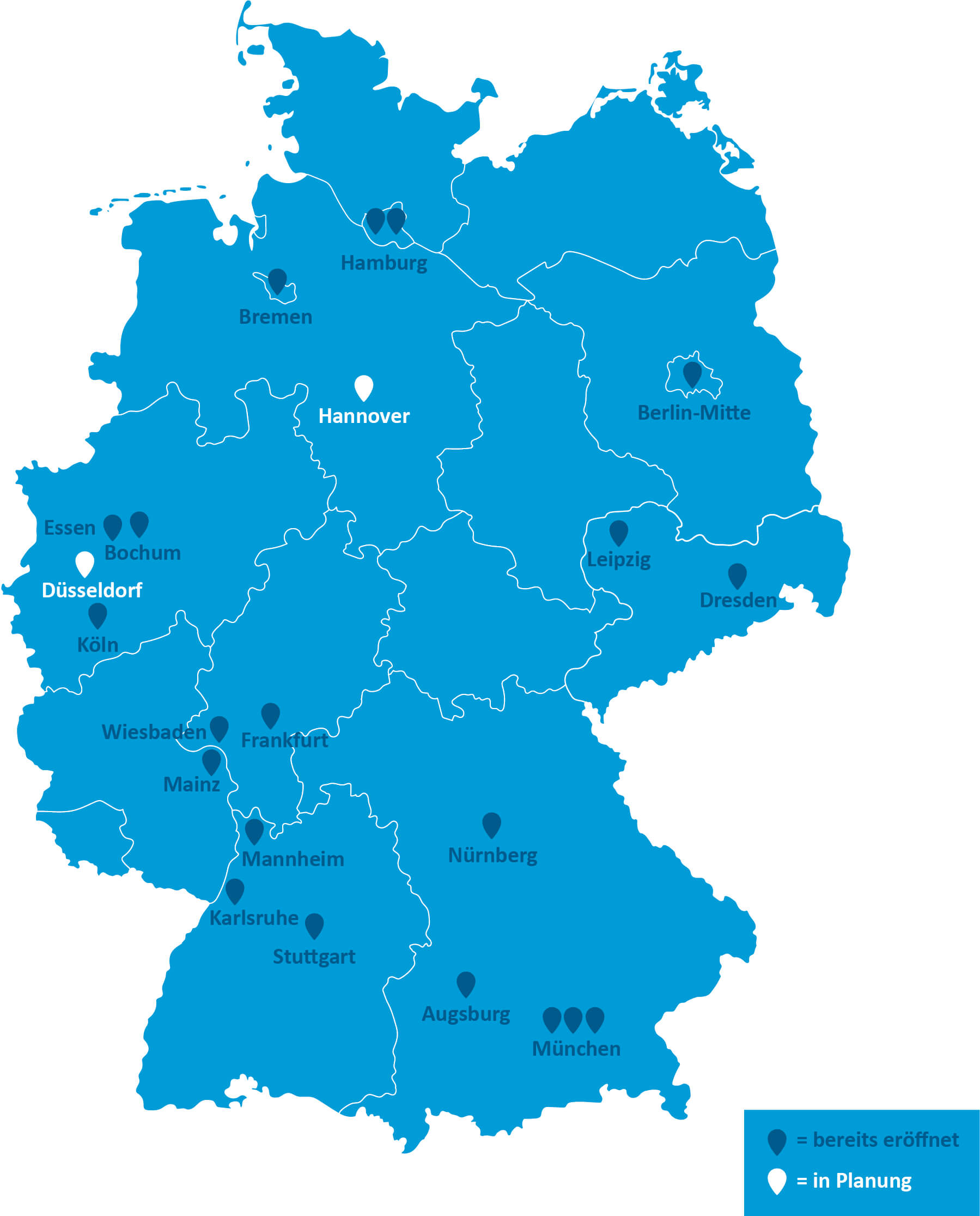 Deutschlandkarte AllDent 